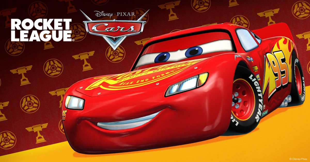 هيكل سيارة Lightning McQueen يصل إلى ملعب Soccar في Rocket League |  روكيت ليج®